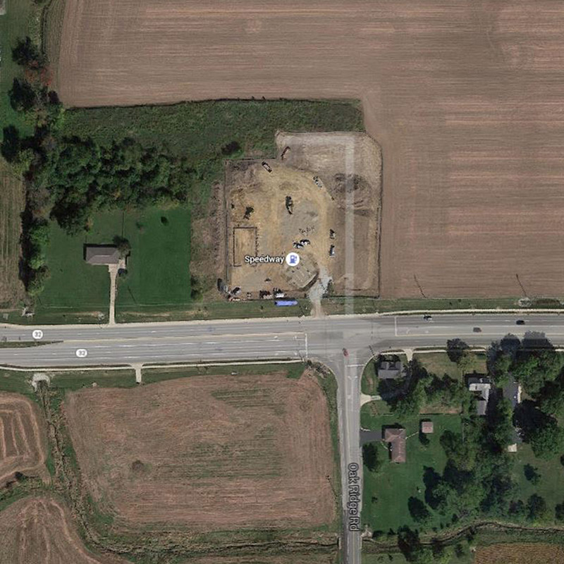 Westfield Speedway Aerial Location Construction
