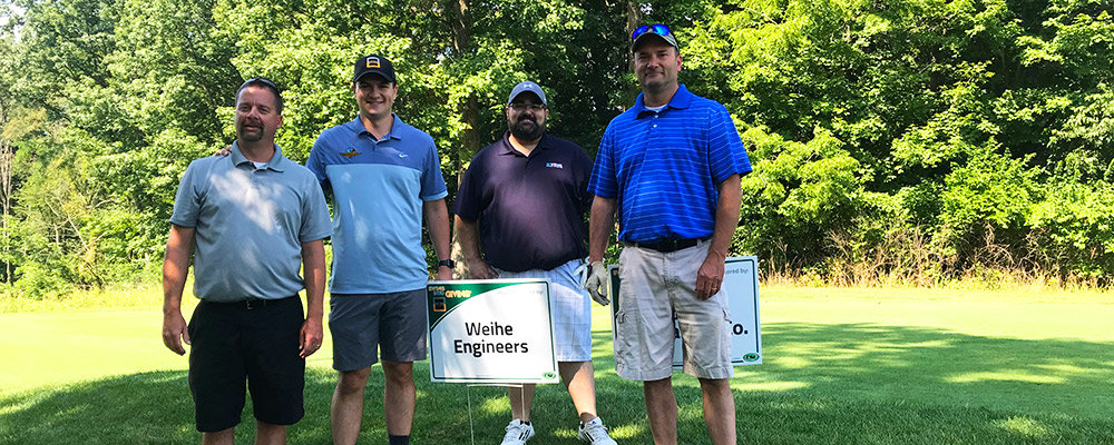 2019 Weihe Engineers foursome for Swing Into Giving